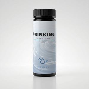 Paquete Individual Vista, Tiras Reactivas para Agua Potable <span class=keywords><strong>de</strong></span> Alta Precisión y Resultados Rápidos, 50/100 Tiras, Dureza, Cloro, <span class=keywords><strong>Cobre</strong></span>, Hierro, Plomo, QAC - Product Image 2