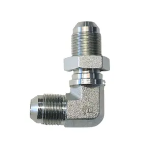 sufficent inventory stainless steel carbon steel 90 deg elbow jic male union bulkhead hydraulic fittings