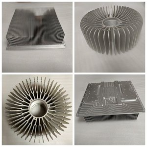 Wastafel panas Anodized hitam berbentuk bulat efisiensi tinggi dengan desain Pin - Fin padat untuk perangkat elektronik - Product Image 2