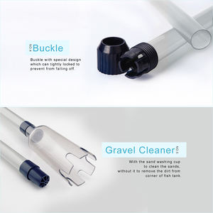 Nettoyeur de gravier d'aquarium électrique, siphon à batterie, changeur d'eau pour aquarium, aspirateur AC, éliminateur de déchets de poissons, filtre à eau - Product Image 4