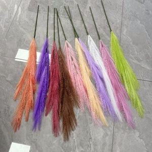 KEWEI-J985 ช่อดอกไม้ประดิษฐ์จากหญ้าแพมพัส พร้อมดอกไม้ประดับหลากสีสัน กิ่งก้านหญ้าแพมพัสประดิษฐ์เต็มรูปแบบ - Product Image 1