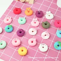 Nouveau dessin animé créatif beignet boulette presser jouet mignon EVA petit cadeau sensoriel Fidget Squishy soulagement du Stress artefact pour tranche d'âge