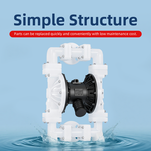 एंटी एसिड रासायनिक Gk40 1 1/2 इंच पीपी झिल्ली पंप पानी उपचार पंप डायाफ्राम पंप निर्माता - Product Image 3