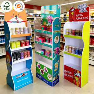 Exhibidores de Cartón Modernos, Giratorios, Portátiles y Compactos, Personalizados, para Mostrador, Publicidad <span class=keywords><strong>en</strong></span> Supermercados, Promociones, Cosméticos - Product Image 4