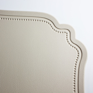 Europäische Eleganz PVC-Leder <span class=keywords><strong>Tischset</strong></span> Ölbeständig Hitzebeständig Rutschfest Heim-Essmatte Anpassbar Restaurant-Exklusiv - Product Image 5