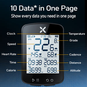 XOSS G2+ Bike <b>Computer</b> <b>Wireless</b> GPS <b>Cycling</b> Speedometer MTB Waterproof ANT+ Cadence Speed Smart 2.2'' Screen 28 Hours+ Battery - Product Image 4