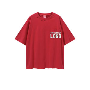 T-shirt pour homme décontracté d'extérieur, ample, respirant, surdimensionné, logo personnalisé, épaules tombantes, taille plus, t-shirts pour homme - Product Image 3