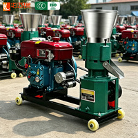 Machine à granulés d'aliments pour animaux domestiques, petite machine à granulés pour poulets, canards, porcs, vaches, mini granulateur d'aliments pour animaux, machine de traitement des granulés