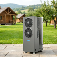 Pompe à chaleur air-eau 420L 2HP à cycle fluoré, tout-en-un, type extérieur, réservoir interne en acier, contrôleur LED pour entrepreneur en bâtiment