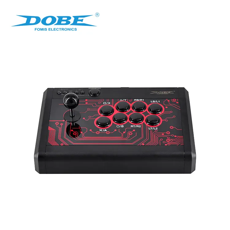 DOBE จอยสติ๊ก USB Arcade Fighting Stick,จอยสติ๊กสำหรับ PS4 PS3 XboxONE S/x Xbox360 PC อุปกรณ์เสริมเกมแอนดรอยด์