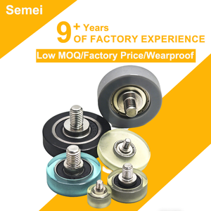 Roues en polyuréthane PU de haute qualité avec roulements OD 24-48 mm pour les applications de roulettes de <span class=keywords><strong>chaise</strong></span> de bureau et de chariots de meubles - Product Image 1