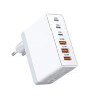 Chargeur multifonctionnel HNT au prix d'usine, GaN 100W, 6 ports, portable, PD20W, QC18W, charge rapide de voyage, type C, pour iPhone