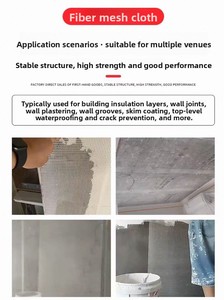 Bande de maille en fibre de verre pour <span class=keywords><strong>toiture</strong></span> et murs en plaques de plâtre, pour la <span class=keywords><strong>réparation</strong></span> de bâtiments - Product Image 5