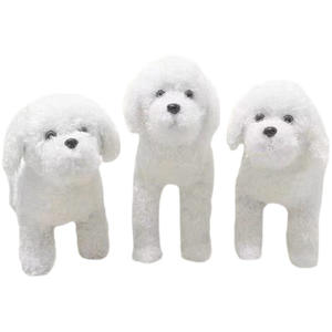 En kaliteli gerçekçi köpek oyuncak yumuşak kürk silikon malzeme yerleşik titreşimli ses arkadaşı köpekler için - Product Image 6