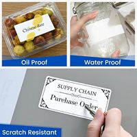 Etiqueta Adhesiva Térmica Blanca Personalizada, Resistente a Desgarros e Impermeable, Etiqueta para Alimentos, Etiqueta con Código de Barras en Rollo de 40x50mm