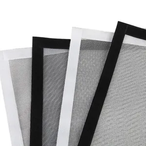 Anti-insect Removable Window Mosquito Net Mesh Self Adhesive Magic Strap DIY Customized Window Screen Plain Weave 3 Years 0.3-2m