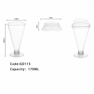 <span class=keywords><strong>Verre</strong></span> de vin de Champagne de tige colorée différente <span class=keywords><strong>jetable</strong></span> Offre Spéciale, tasses potables froides de gelée - Product Image 6