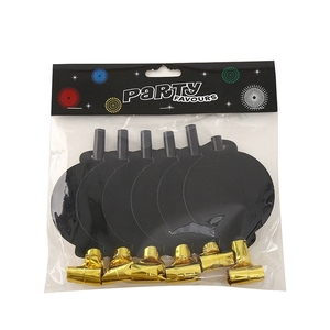 6Pcs Pack Glitter Blowouts Noisemaker Toys For <b>Birthday</b> Celebration Event Party - Product Image 1