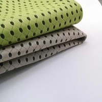 Tissu en maille 3D respirant 100 % polyester tricoté chaîne pour chaise de bureau, siège de voiture, chaussures