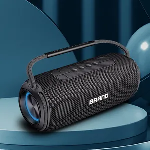 Portable 40W Loud Stereo Speaker With IPX6 Waterproof Bluetooth 5.0 RGB Lights Deep Bass Sound Wireless Bluetooth Speakers