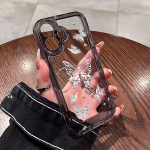 เคสฝาครอบโทรศัพท์มือถืออะคริลิคเนื้อแข็งพิมพ์ลายผีเสื้อสีเงินสำหรับ Samsung <span class=keywords><strong>Galaxy</strong></span> A55 A35 A25 A15 A24 A14 A05S A16 - Product Image 6