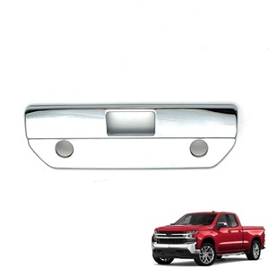 Cubierta de Manija de Puerta Trasera Cromada ABS WZXD con Orificio para Cámara Compatible con Silverado HD 1500 2019 2022 2025 - Product Image 5