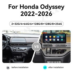 ZWNAV Pantalla Android de 12.3 Pulgadas con Carplay y Android Auto Inalámbrico para Honda Odyssey <span class=keywords><strong>2022</strong></span>, Radio Multimedia, Reproductor de DVD para Auto, Pantalla Táctil - Product Image 3