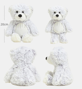Almohada de Oso de Peluche Unisex Calentable en Microondas, Compresa Caliente de Linaza Suave, Juguete de Peluche Desmontable y Lavable - Product Image 2