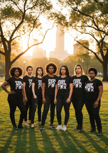 T-shirt Girl Power da donna, casual, 100% cotone, girocollo, stampa con scritta femminista, per tutte le stagioni, vestibilità regolare, manica corta - Product Image 2