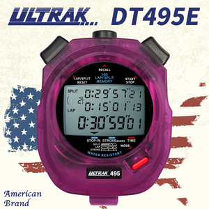 Cronómetro Digital ULTRAK DT495H, Memoria para 100 Vueltas, Pantalla de 3 Filas, Temporizador Electrónico, Cronógrafo Deportivo Profesional para Atletismo - Product Image 4