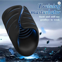 APP-gesteuerter Kabelloser Multifrequenz-Vibrations-Masturbator für Männer, Penis-Trainer, Erwachsenen-Sexspielzeug