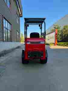 Nouveau design Mini chargeuse sur pneus électrique Capacité de 800kg Chargeur frontal avec roulement et moteur à piles - Product Image 5