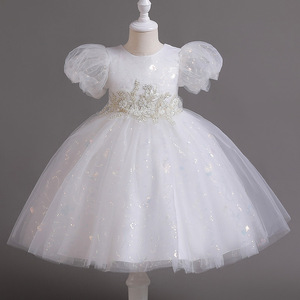 Abiti per bambini 4 5 7 9 10 da 12 a 14 anni ragazza del ballo di fine anno Junina Party per bambini abito lungo da sera di lusso - Product Image 3