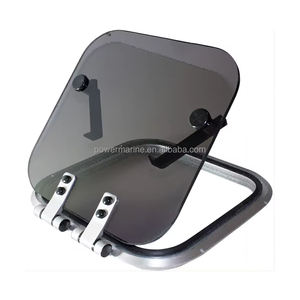 Accessoires de bateau de yacht de haute qualité <span class=keywords><strong>porte</strong></span> de bateau hublots en aluminium fenêtre marine rectangulaire - Product Image 4