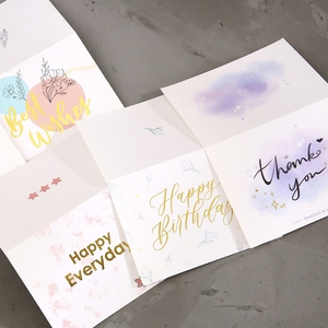 Bán buôn tùy chỉnh thiết kế mới trống Kraft sinh nhật lời mời đám cưới tất cả các dịp thiệp chúc mừng với phong bì - Product Image 3