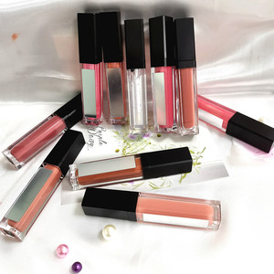 No logo <strong>LED</strong> <strong>Light</strong> Glitter Lipgloss Wholesale Lipstick <strong>Lip</strong> Oil Private Label OEM Your Brand Shiny <strong>Lip</strong> <strong>Gloss</strong> with Mirror - Product Image 1