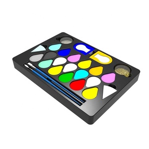 <span class=keywords><strong>Kit</strong></span> de <span class=keywords><strong>peinture</strong></span> néon bio pour le visage et le corps Maquillage <span class=keywords><strong>camouflage</strong></span> à pigment imperméable pour Halloween Fournitures de <span class=keywords><strong>peinture</strong></span> corporelle pour enfants - Product Image 5