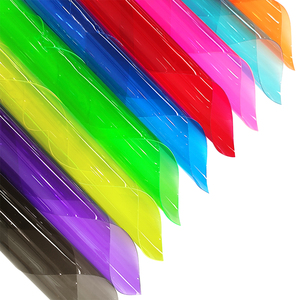 <span class=keywords><strong>9</strong></span> Pezzi di Pellicola Trasparente in PVC 21cmx30cm, Colore Solido Fluorescente, Impermeabile per Fiocchi per Capelli, Orecchini e Artigianato - Product Image 6