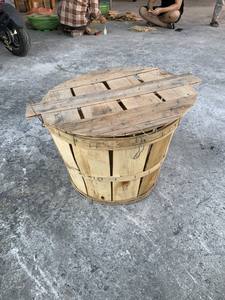 Panier en bois de stockage de crabe en bois d'acacia écologique de bois du Vietnam - Product Image 2