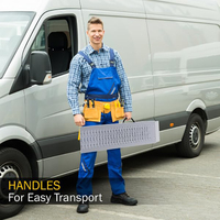 Rampes de chargement et de déchargement robustes JH-Mech OEM pour tondeuse autoportée, pré-percées, en acier au carbone, pour abri de jardin