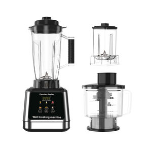 Blender multifonctionnel avec robot culinaire, pot en plastique mobile, mixeur indien, moteur sans balais, blender pour smoothies, 3 en 1 - Product Image 3