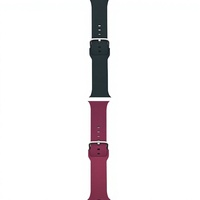 Bracelet de montre HUANLONG en silicone souple, respirant, réglable, de luxe, étanche, pour montres intelligentes de la série 3/2/1, 41/44/45/49 mm, pour femmes et hommes