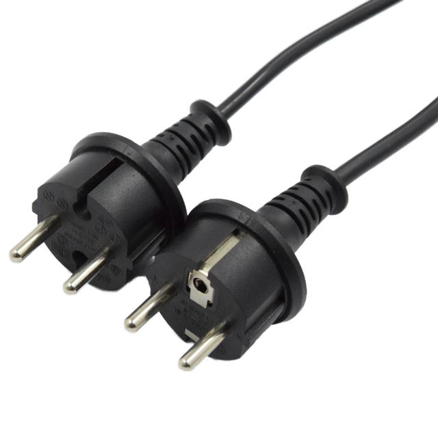 EU 2 Pin Rewireable AC Power Plug Socket 16A Industrial Electrical Outlet Adapter Extension Cord Connector