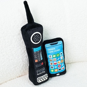 Креативный хлопковый ремешок для мобильного телефона экологически чистый плюшевый игрушечный диктофон для собак милый стиль для облегчения скуки собак - Product Image 5