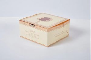 SGP ภาชนะใส่เค้กแบบใช้แล้วทิ้งที่หน้าต่างเคลือบด้านบรรจุภัณฑ์อาหารแบบไม่ต้องเสียภาษีกระดาษพิมพ์ลายนูน - Product Image 4