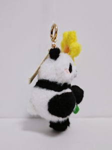 Llavero <span class=keywords><strong>de</strong></span> Peluche Personalizado <span class=keywords><strong>de</strong></span> Panda <span class=keywords><strong>de</strong></span> la Suerte <span class=keywords><strong>de</strong></span> 4 Pulgadas con Girasol, Relleno <span class=keywords><strong>de</strong></span> Algodón PP Ecológico, para Entrevistas y Exámenes - Product Image 3