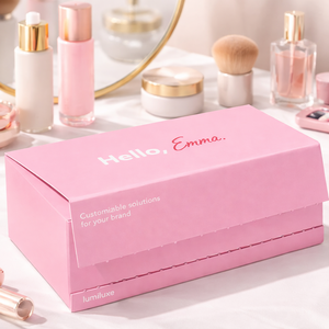 Boîte d'emballage cosmétique personnalisée haut de gamme recyclable, boîte d'expédition en carton ondulé avec laminage mat, languette de tirage, fabricant OEM avec logo personnalisé - Product Image 3