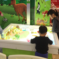 Table de jeu interactive AR avec projection de sable magique pour enfants, équipement éducatif pour aire de jeux intérieure