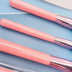 ชุดแปรงแต่งหน้าขนสังเคราะห์ 10 ชิ้น ด้ามไม้ หัวแปรงอะลูมิเนียม สำหรับคอนซีลเลอร์ รองพื้น และแปรงโกนหนวด - Product Image 3
