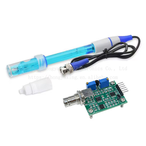 Modulo di monitoraggio del sensore pH ricaricabile 0-14 raccolta di Test con sonda elettrodo per strumenti di sviluppo di sensori - Product Image 1